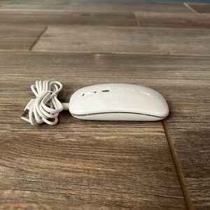 White Wireless USB Computer Mouse with Scroll Wheel‎ and Rechargeable Battery